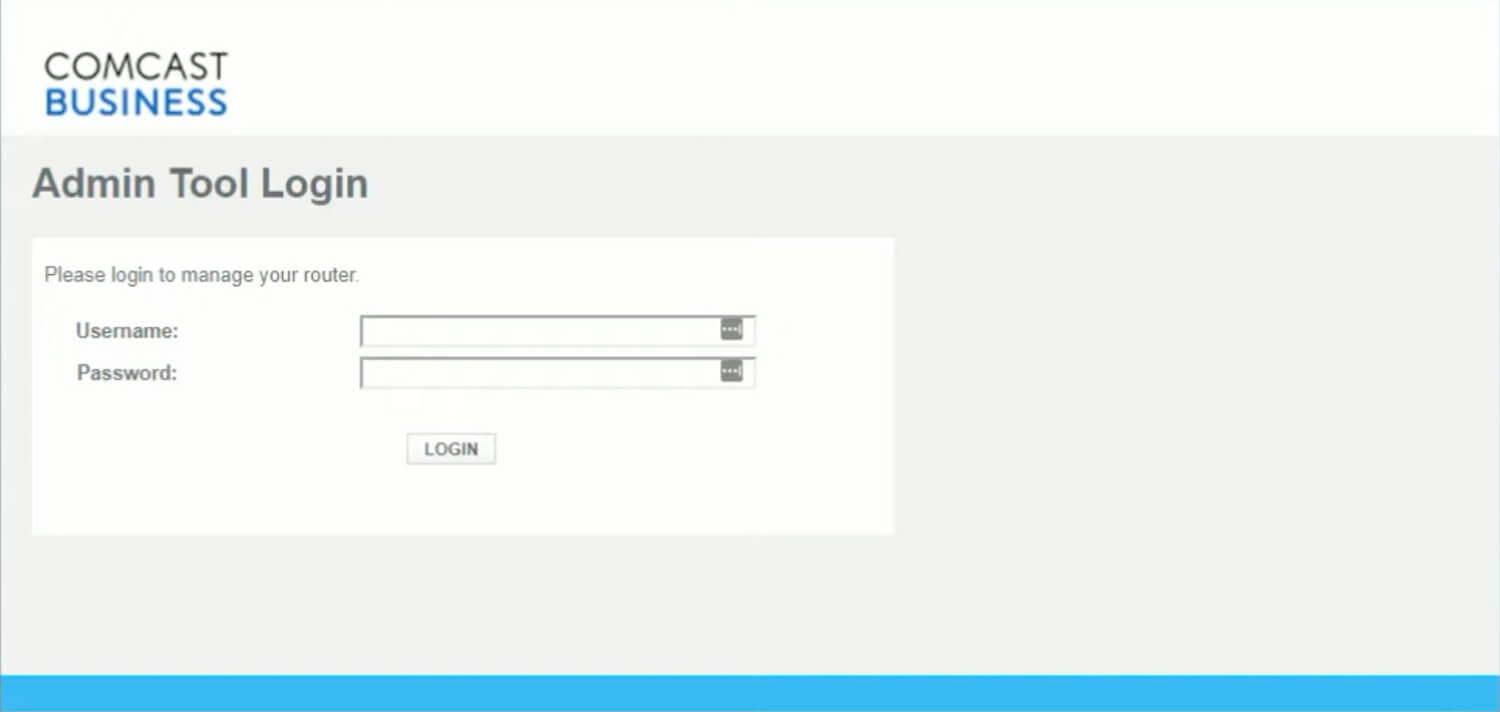 Comcast Business Router Login